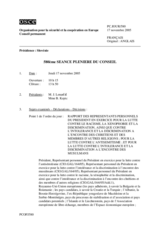 Journal of the 580th Plenary Meeting of the Permanent Council (fr)