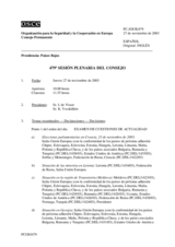 Journal of the 479th Plenary Meeting of the Permanent Council (es)