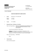 Journal of the 480th Plenary Meeting of the Permanent Council (de)