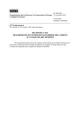 Permanent Council Decision No. 565 (it)