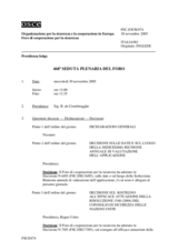 Journal of the 468th Plenary Meeting of the Forum for Security Co-operation (it)