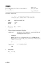 Journal of the 481st Plenary Meeting of the Permanent Council