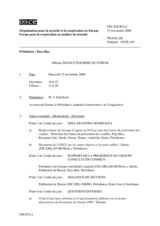 Journal of the 306th Plenary Meeting of the Forum for Security Co-operation (fr)