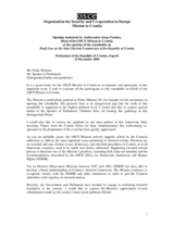 Opening statement by the Head of the OSCE Mission to Croatia at the roundtable on the Draft Law on the State Election Commission