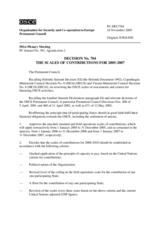 Permanent Council Decision No. 704