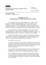 Permanent Council Decision No. 705