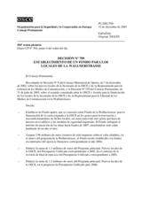 Permanent Council Decision No. 709 (es)