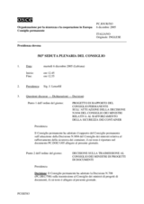 Journal of the 583rd Plenary Meeting of the Permanent Council (it)