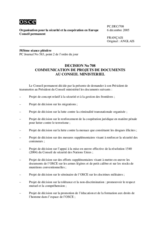 Permanent Council Decision No. 708 (fr)