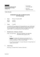 Journal of the 585th Special Plenary Meeting of the Permanent Council (de)