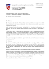 Statement by the Delegation of Croatia in response to Statements on the arrest of General Gotovina