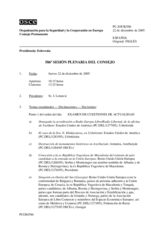 Journal of the 586th Plenary Meeting of the Permanent Council (es)