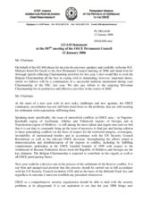 Statement by the Delegation of Azerbaijan/GUAM in response to the address of the OSCE Chairman-in-Office Karel De Gucht