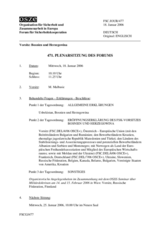 Journal of the 471st Plenary Meeting of the Forum for Security Co-operation (de)