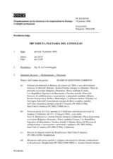 Journal of the 588th Plenary Meeting of the Permanent Council (it)