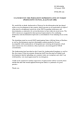 Statement by the Delegation of Turkey on religious tolerance in Norway in reply to the statement by the Delegation of Norway