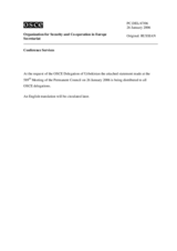 Statement by the Delegation of Uzbekistan in reply to the statements made  by the delegations of the European Union and the United States of America at the 588th Plenary Meeting on the Supreme Court trials in Uzbekistan concerning the events in Andijon