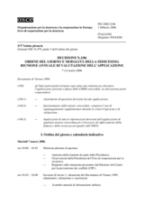 Forum for Security Co-operation Decision No. 1/06 (it)