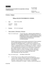 Journal of the 590th Plenary Meeting of the Permanent Council (fr)