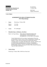 Journal of the 591st Special Plenary Meeting of the Permanent Council (de)