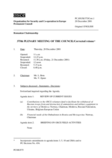 Journal of the 375th Plenary Meeting of the Permanent Council/Corrected reissue