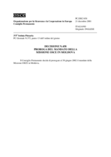 Permanent Council Decision No. 458  (it)