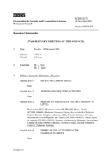 Journal of the 374th Plenary Meeting of the Permanent Council