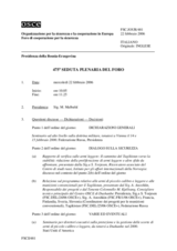 Journal of the 475th Plenary Meeting of the Forum for Security Co-operation (it)