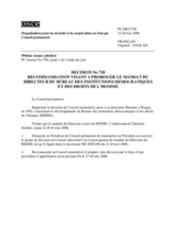 Permanent Council Decision No. 720 (fr)