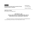 Forum for Security Co-operation Decision No. 6/04