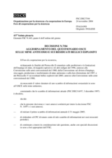 Forum for Security Co-operation Decision No. 7/04 (it)