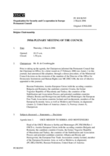 Journal of the 595th Plenary Meeting of the Permanent Council