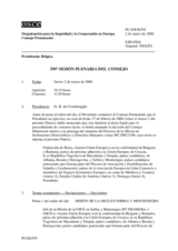 Journal of the 595th Plenary Meeting of the Permanent Council (es)