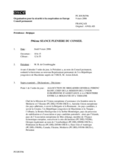 Journal of the 596th Plenary Meeting of the Permanent Council (fr)