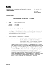 Journal of the 596th Plenary Meeting of the Permanent Council (es)