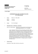 Journal of the 597th Special Plenary Meeting of the Permanent Council (de)