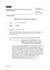 Journal of the 598th Plenary Meeting of the Permanent Council (es)