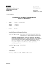 Journal of the 367th Special Plenary Meeting of the Permanent Council (de)