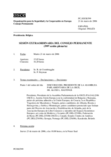 Journal of the 599th Special Plenary Meeting of the Permanent Council (es)