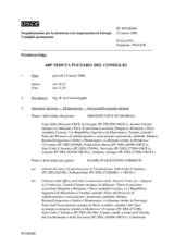 Journal of the 600th Plenary Meeting of the Permanent Council (it)