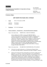 Journal of the 600th Plenary Meeting of the Permanent Council (es)