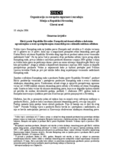 Background report on the case Blecic vs Croatia (hr)