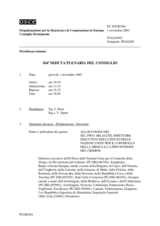 Journal of the 364th Plenary Meeting of the Permanent Council (it)