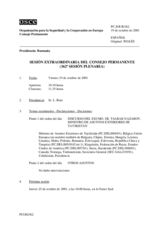 Journal of the 362nd Special Plenary Meeting of the Permanent Council (es)