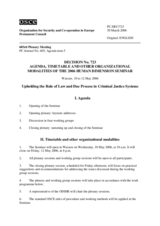 Permanent Council Decision No. 723