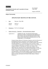 Journal of the 607th Plenary Meeting of the Permanent Council