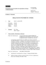 Journal of the 360th Plenary Meeting of the Permanent Council (fr)