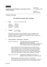 Journal of the 487th Plenary Meeting of the Permanent Council (es)