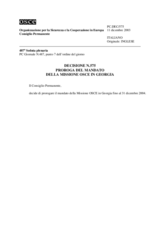 Permanent Council Decision No. 575 (it)