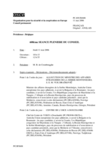 Journal of the 608th Plenary Meeting of the Permanent Council (fr)